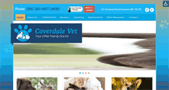Desktop Screenshot of coverdalevet.com